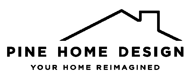 Pine Home Design Logo Black Color